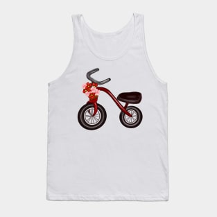 Tricycle with flower basket Tank Top